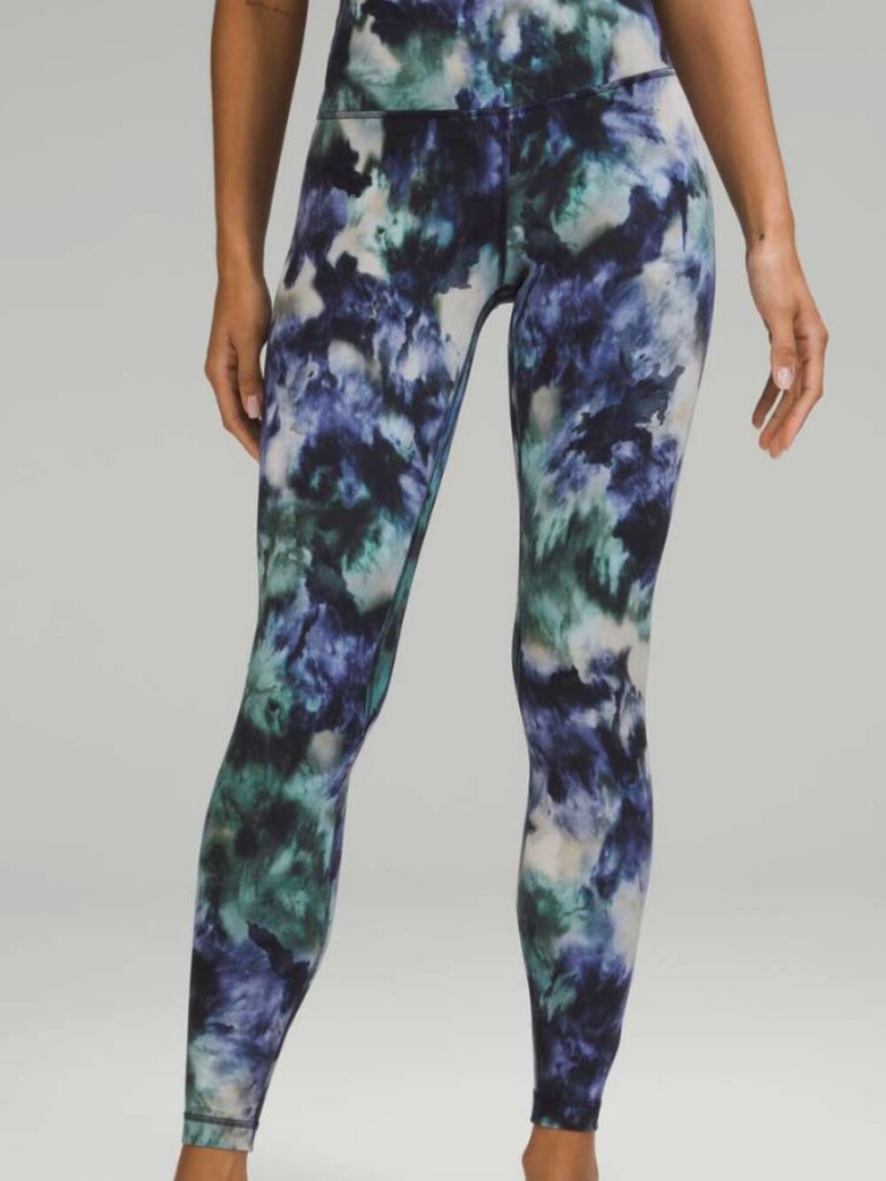Lululemon Align 7/8 Leggings Meteor Wash Print Size 6